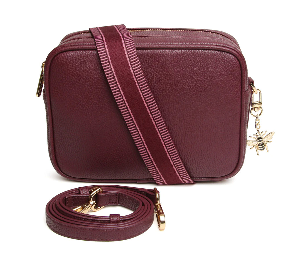 Alice Wheeler Berry Soho Cross Body Bag