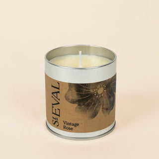 St Eval Vintage Rose Tin Candle