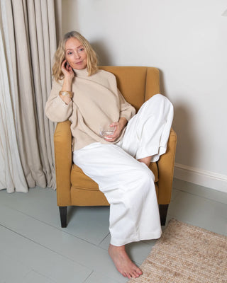 CHALK - VICKI JUMPER | SAND