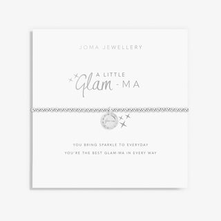 A LITTLE | GLAM-MA | Silver | Bracelet | 17.5cm stretch