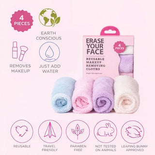 Reusable Makeup Removing Clothes Pk 4