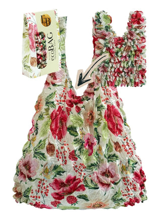 Be Bougie - Tote Bag Berries & Anemones Sustainable Stretchy Eco Shopper