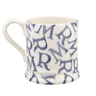 Emma Bridgewater M.R Blue 1/2 Pint Mug