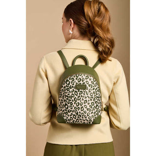 Olive Leopard Shoreditch Backpack