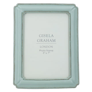 Verdigris Resin Classic Picture Frame, 5x7,  (LxWxD) 21.8x17x1.9cm