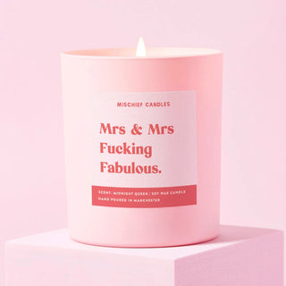 Mischief Candles Mr & Mrs Fucking Fabulous