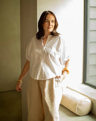 Chalk Alma Shirt in White