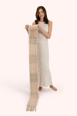 Powder - Angelica Cosy Scarf - Cream/Sage