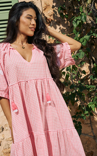 Luella Nimes Cotton Gingham Dress