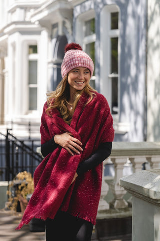 PARK LANE SCARF CHERRY