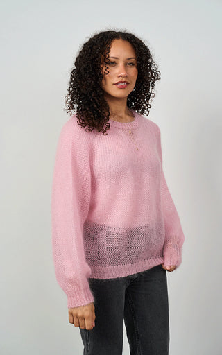 Luella Plockton Mohair Blend Balloon Sleeve Jumper