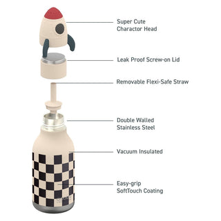 BESTIE ROCKET STAINLESS STEEL WATER BOTTLE