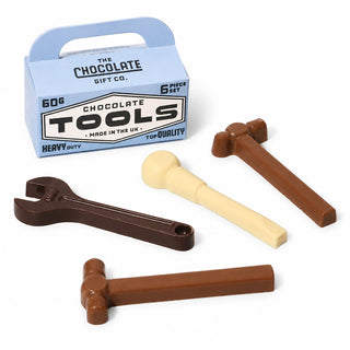 Cool Vibes Chocolate Toolbox - Milk, Dark & White Chocolate Tools by Chocolate Gift Company