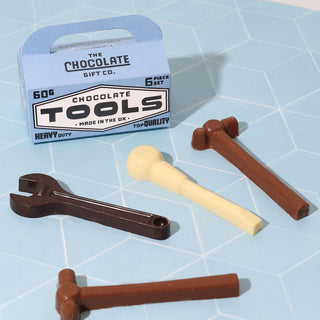Cool Vibes Chocolate Toolbox - Milk, Dark & White Chocolate Tools by Chocolate Gift Company