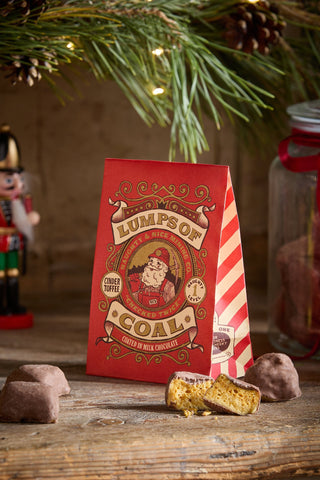 Lumps of Coal - Milk Chocolate Cinder Toffee by Chocolate Gift Company
