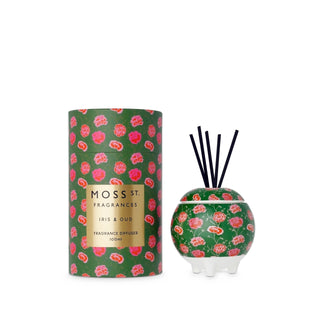 Moss St. Ceramic Diffuser 100ml - Iris & Oud