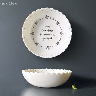 Scallop bowl-Always happiness in your heart