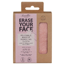 Load image into Gallery viewer, Erase Your Face Pastel Pink Makeup Removing Cloth

