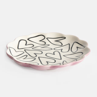 Hearts Scallop Trinket Tray