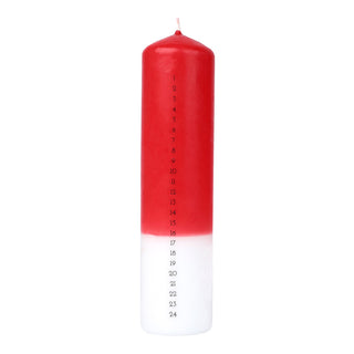 FUN GUY SANTA ADVENT PILLAR CANDLE