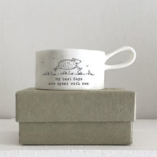 Load image into Gallery viewer, Handled tea light holder-Best days with ewe

