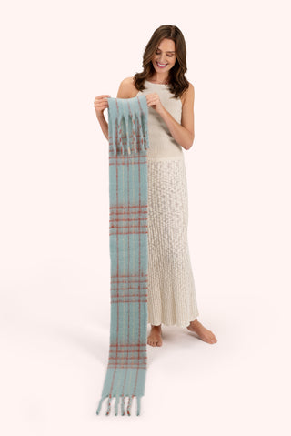 Powder- Angelica Cosy Scarf -Ice/Tangerine