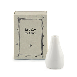 Matchbox vase-Lovely friend