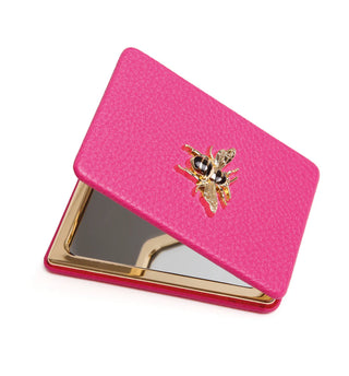 Alice Wheeler Hot Pink - Oblong Compact Mirror