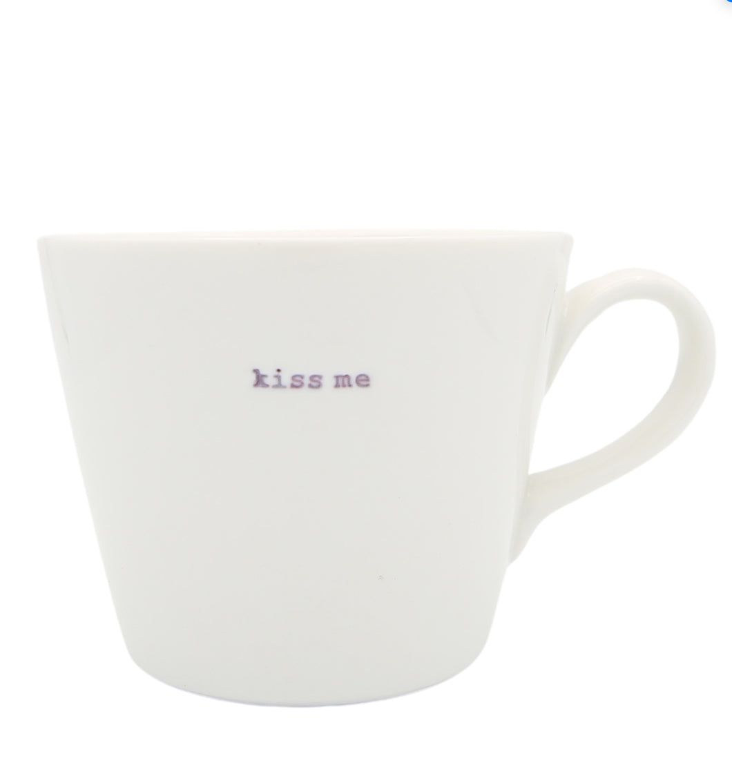 Keith Brymer Jones 350 ml Bucket Mug Kiss Me