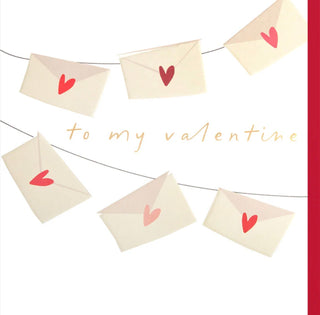 TO MY VALENTINE LOVE LETTERS ON STRING