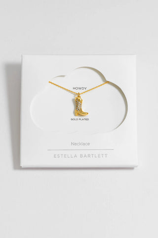 Estella Bartlett Necklace - Cowboy Boot