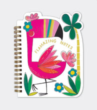 Load image into Gallery viewer, Shaped Notebook - Flamingo
