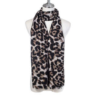 PARK LANE LEOPARD PRINT SCARF
