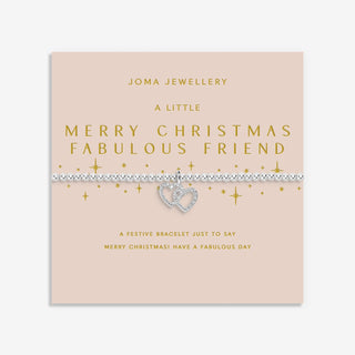 JOMA - Christmas A Little 'Merry Christmas Fabulous Friend' Bracelet