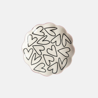 Hearts Scallop Trinket Tray