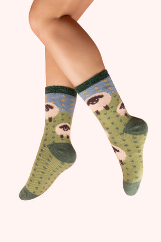 Powder- Cosy Sheep Socks