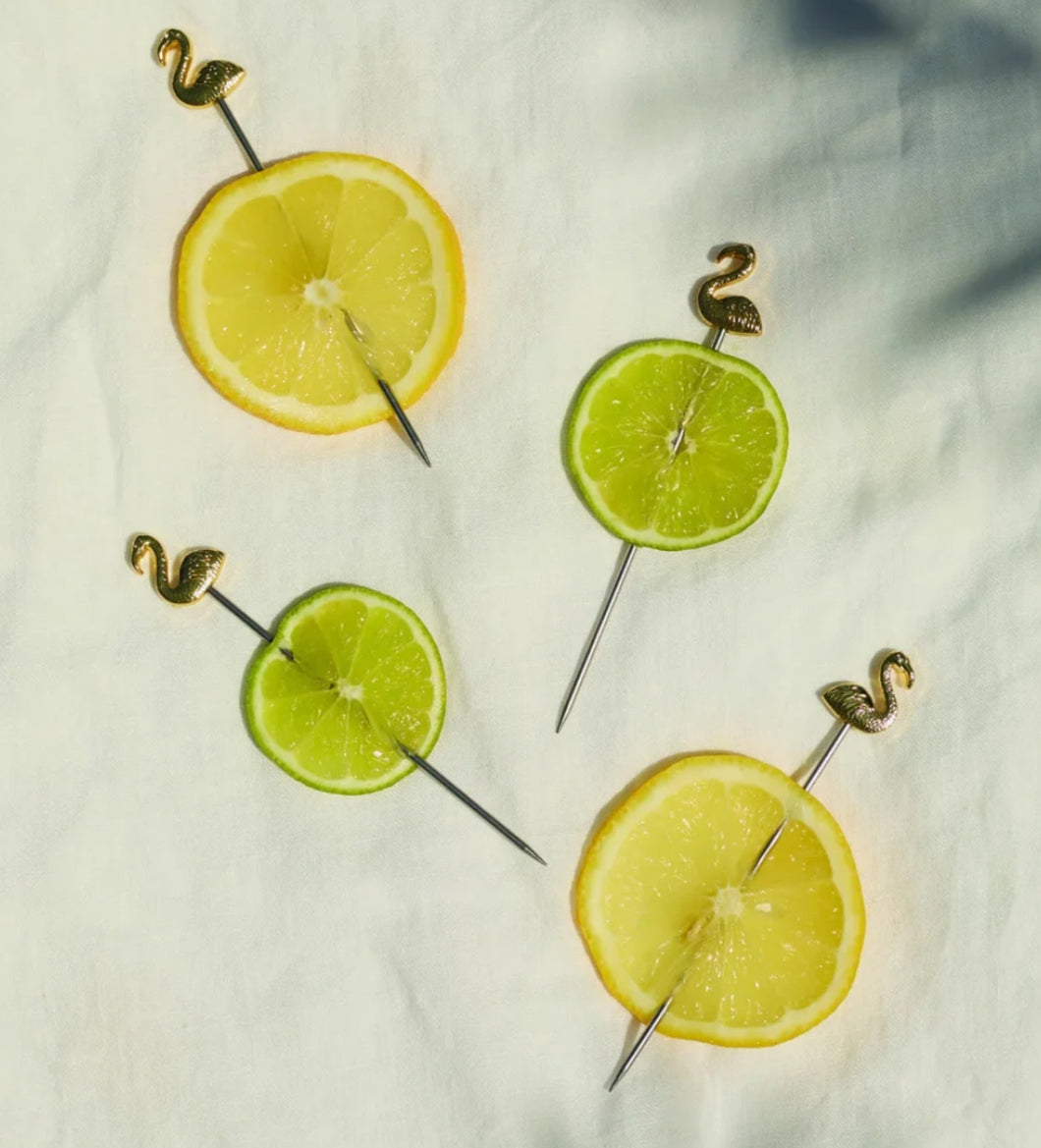 Here’s How - The Lily Flamingo Cocktail Pics - Set of 4