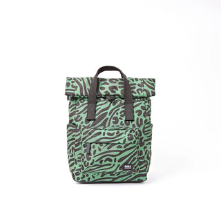 Roka CANFIELD ROLL TOP BACKPACK IN MIXED ANIMAL ARTICHOKE
