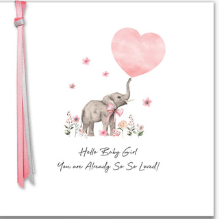 RIBBONS AND ROSES - Hello Baby Girl