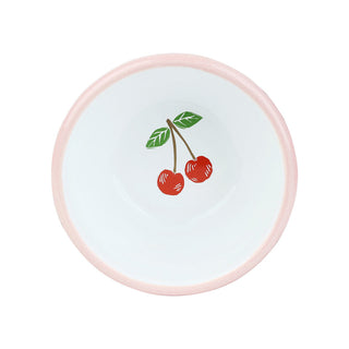 Cherry Red Enamel Bowl - 10cm |