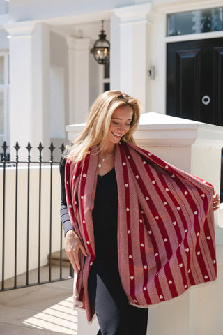 PARK LANE CHERRY SCARF