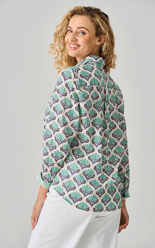 Luella Green Cotton Printed Pattern Shirt