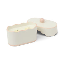 Load image into Gallery viewer, Cherie 5.5oz/155g Ceramic Dish Candle - Pink - Yuzu Woods
