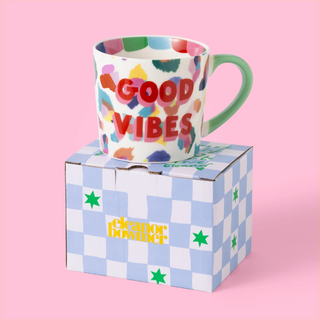 Eleanor Bowmer Good Vibes Mug