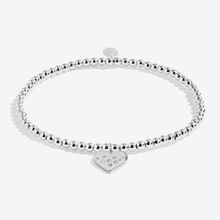 CONFETTI A LITTLE | 50TH BIRTHDAY | Silver Plated | Bracelet | 17.5cm stretch
