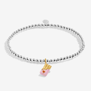A LITTLE VIBES | SWEET LIKE CHOCOLATE | Silver & Gold Plated | Bracelet | 17.5cm stretch