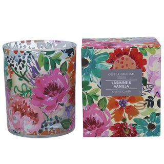 Blousy Blooms Scented Boxed Candle Pot