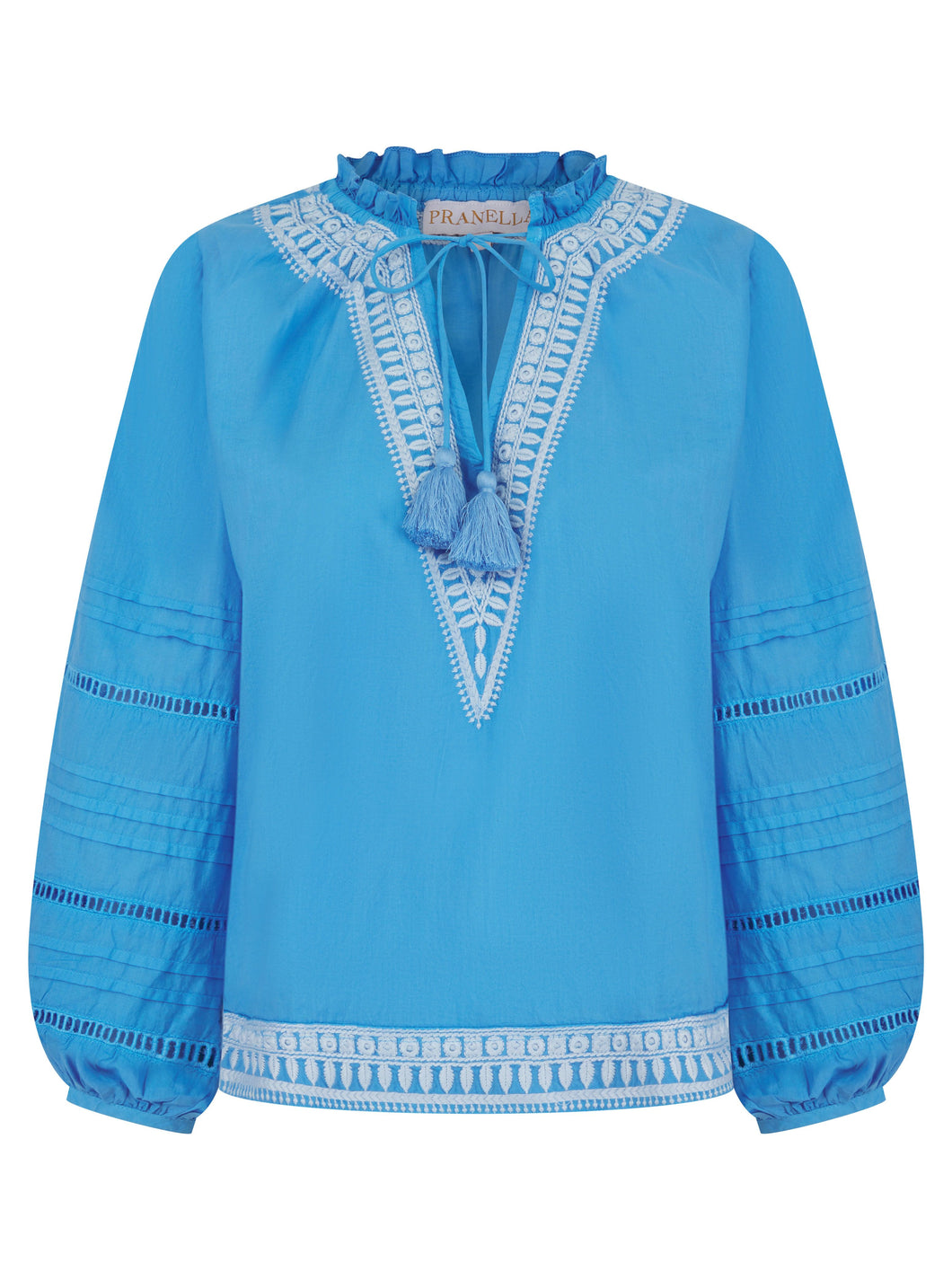 Pranella August Cornflower Blue Blouse