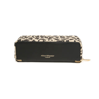 Alice Wheeler Leopard Small Train Case