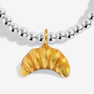 A Little Vibes 'Babes Who Brunch' Bracelet in Silver Plating